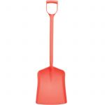 One Piece Moulded Polypropylene Shovel Red No.7095